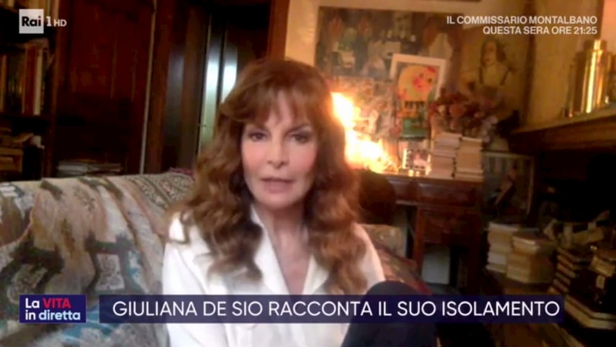 Giuliana De Sio a La Vita in Diretta: "Il coronavirus un'esperienza terribile"