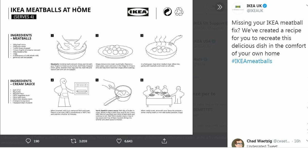 ikea ricette polpettine