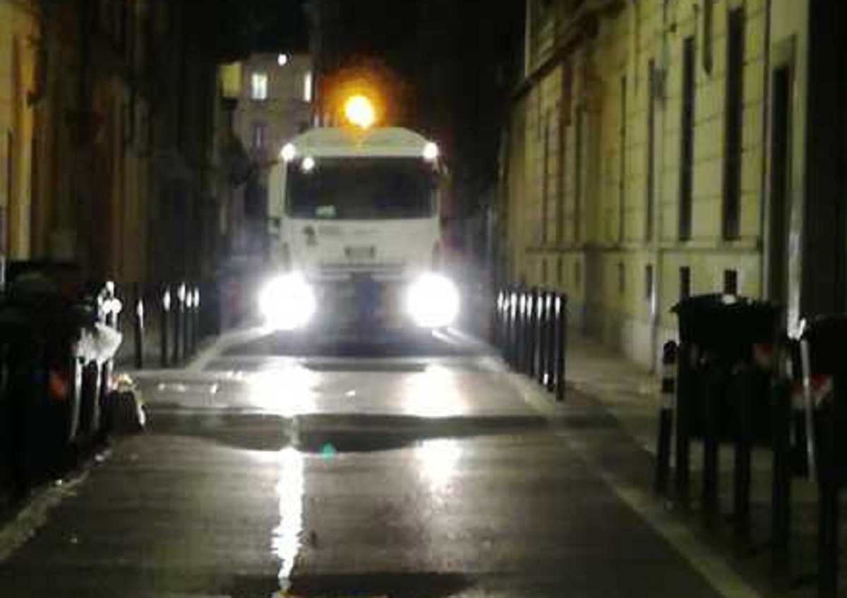 lavaggio strada