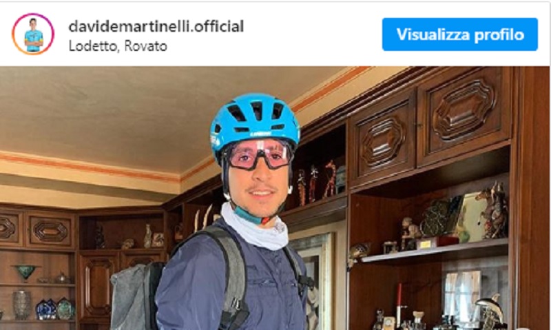 Davide Martinelli, il ciclista che porta medicine nel paese senza farmacie