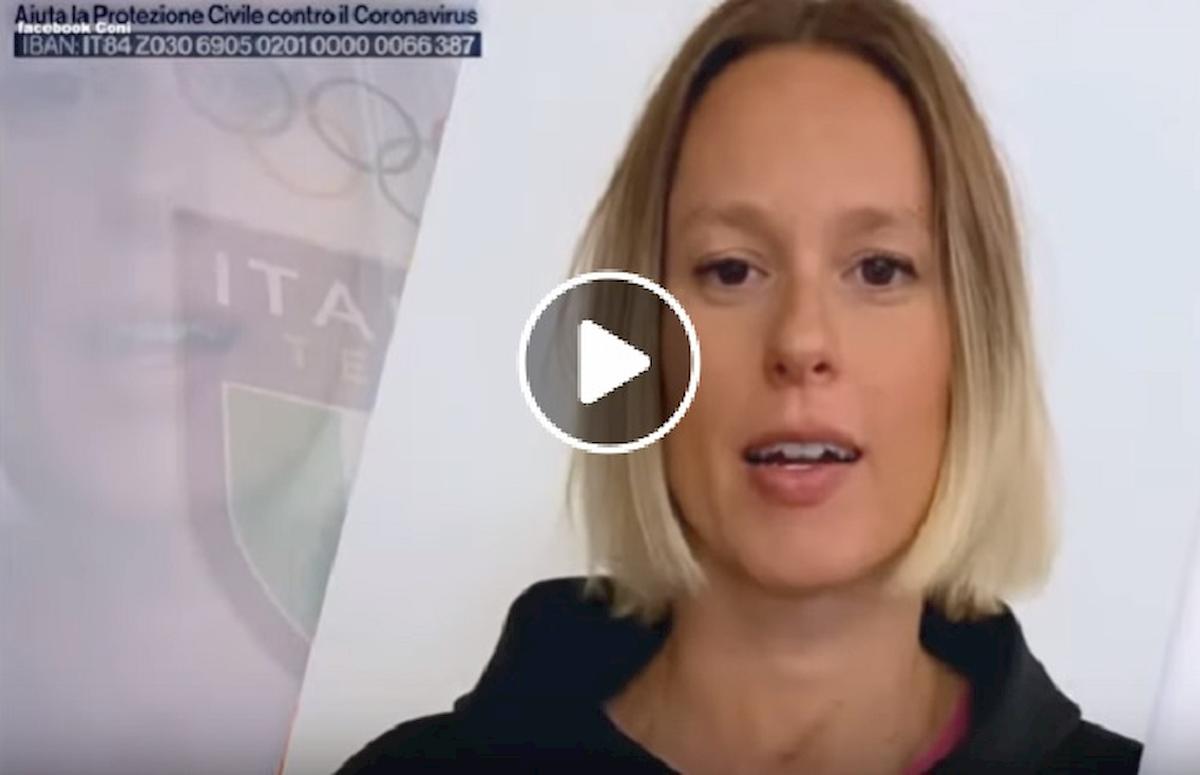 Coronavirus: da Pellegrini a Zaytsev, il ringraziamento del Team Italia