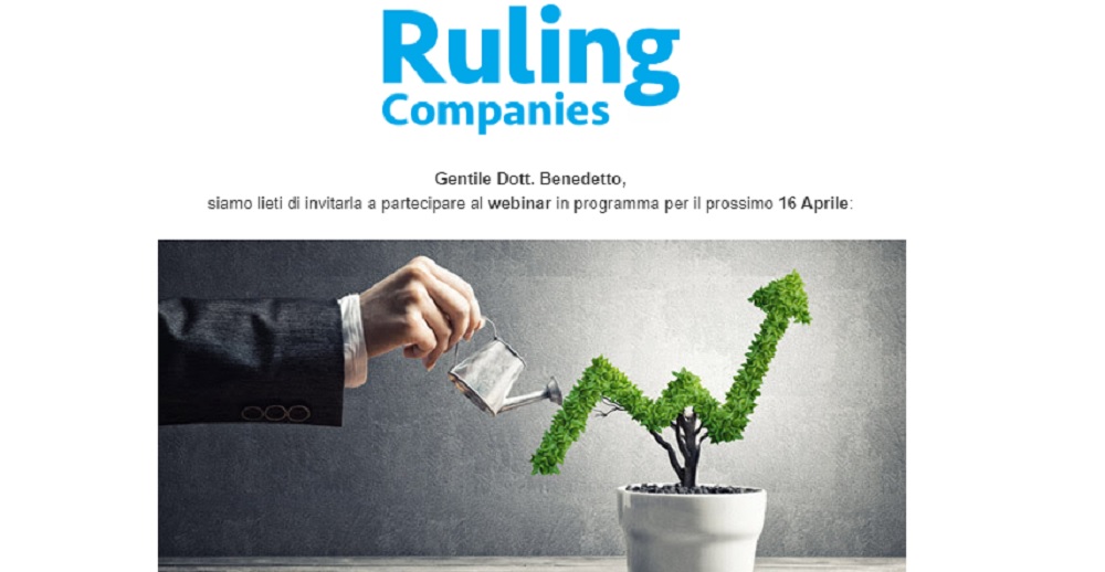 Come gestire la contingenza con un occhio oltre la crisi? L'evento web di Ruling Companies