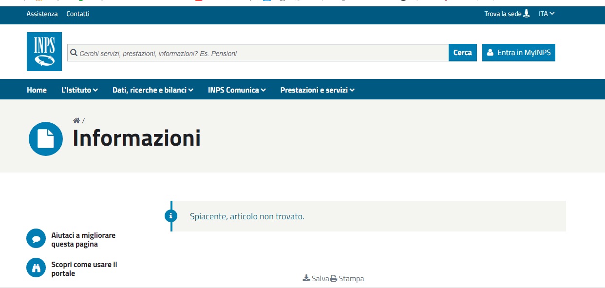 Inps, accesso contingentato ma sito ancora inaccessibile. A tutti o solo a chi non è commercialista?