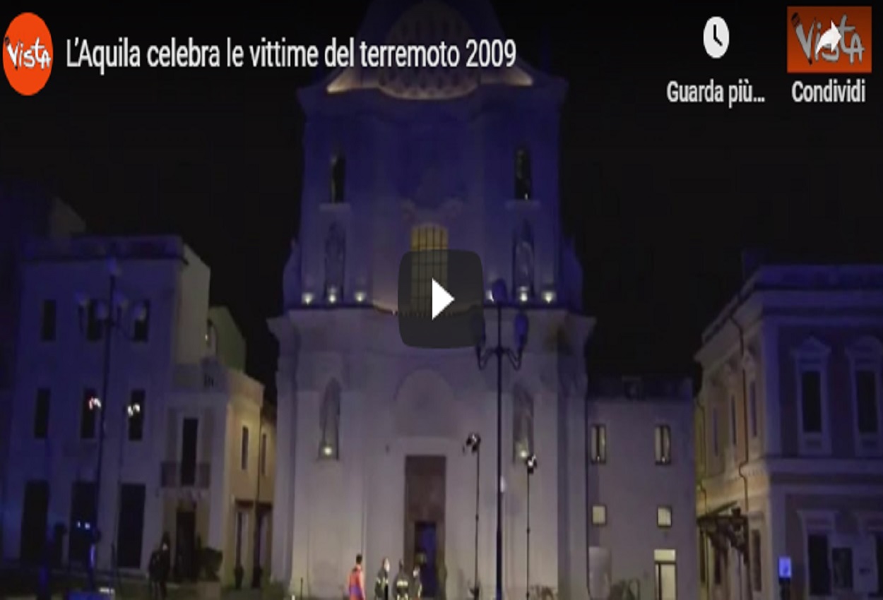 Terremoto L'Aquila, Vista