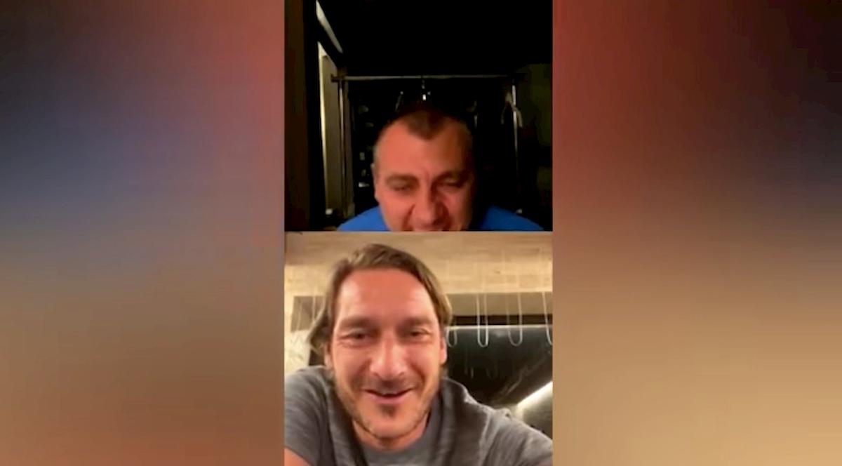 Vieri scherza con Totti: "Sono ingrassato troppo durante questa quarantena"