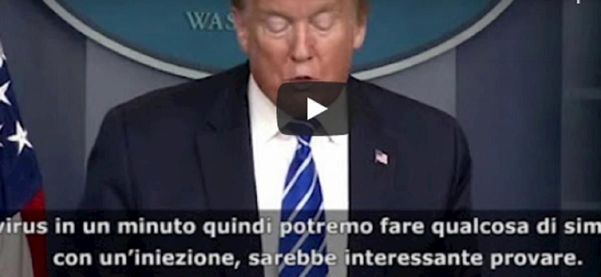 trump e la dichairazione assurda