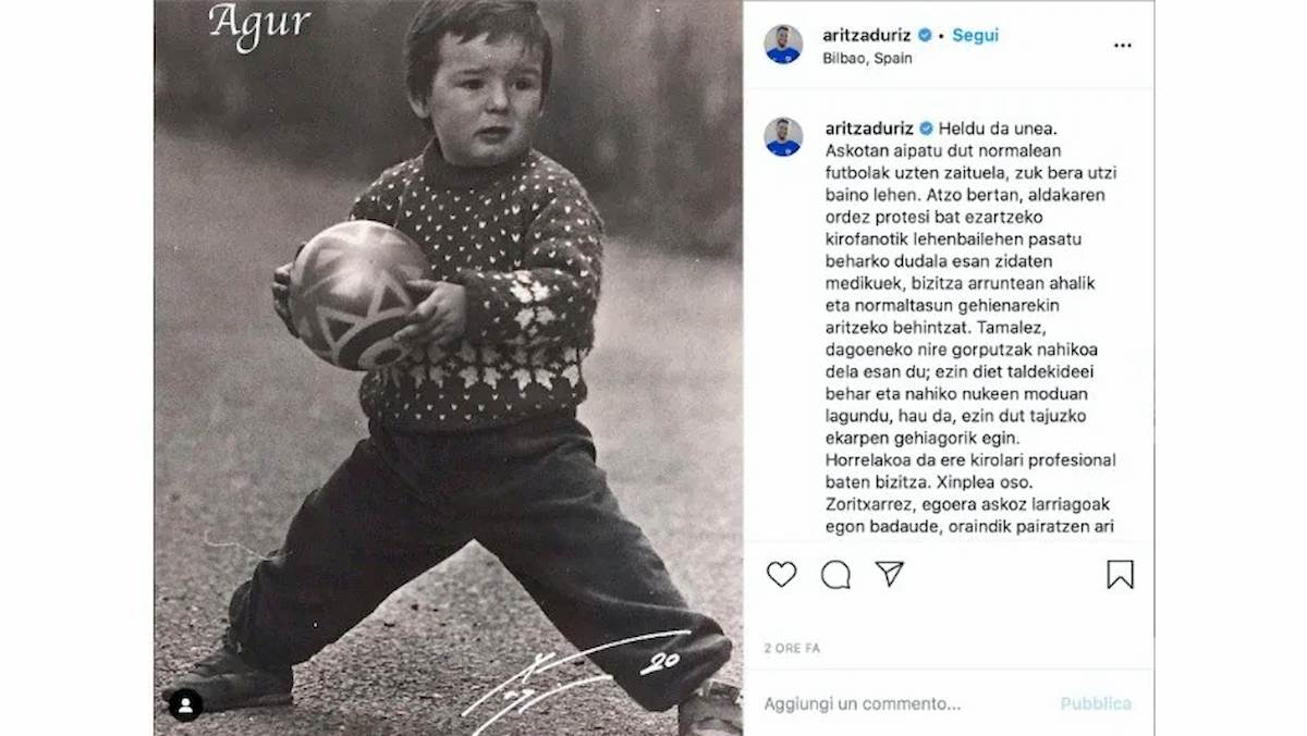 Aduriz si è ritirato dal calcio giocato, è stato una leggenda dell'Athletic Bilbao