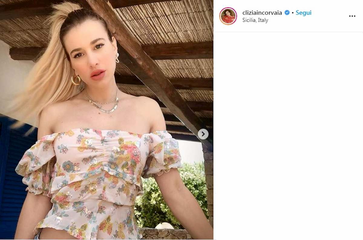 clizia incorvaia su instagram