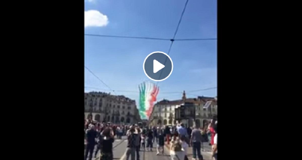 frecce tricolori video vista