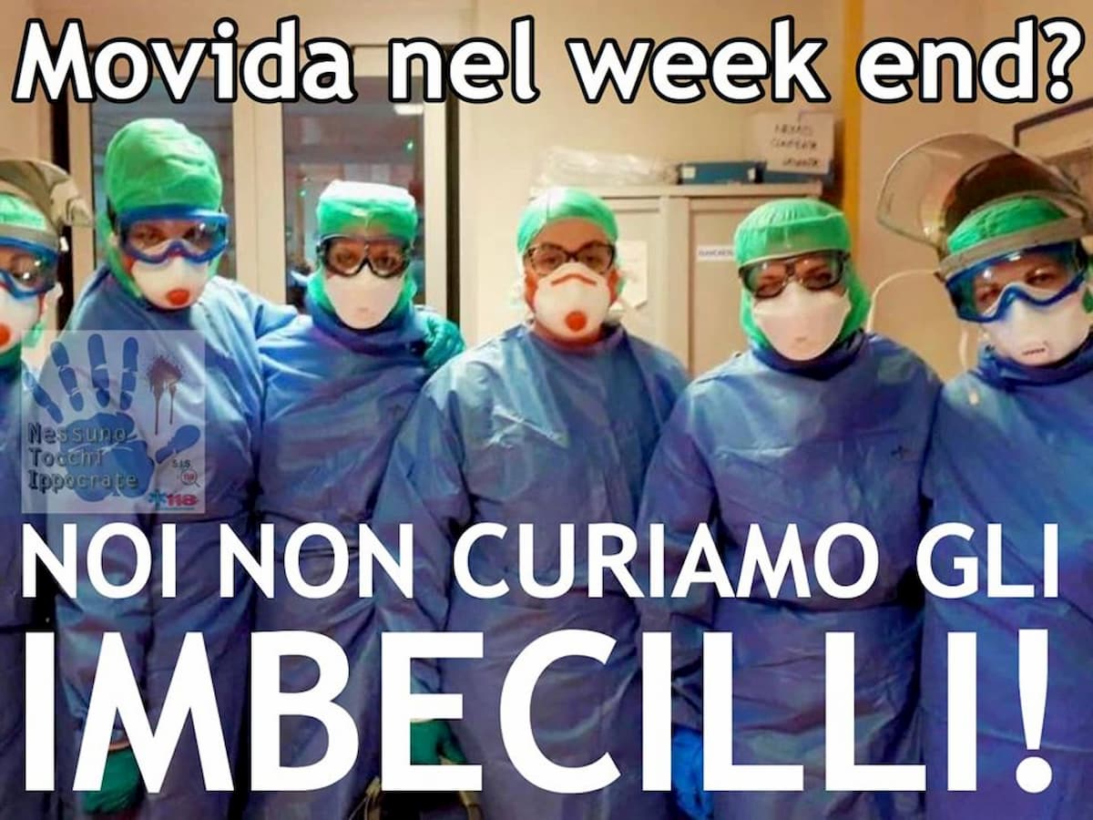 Coronavirus e movida, il post su Fb dei medici rianimatori: "Non curiamo i cretini"