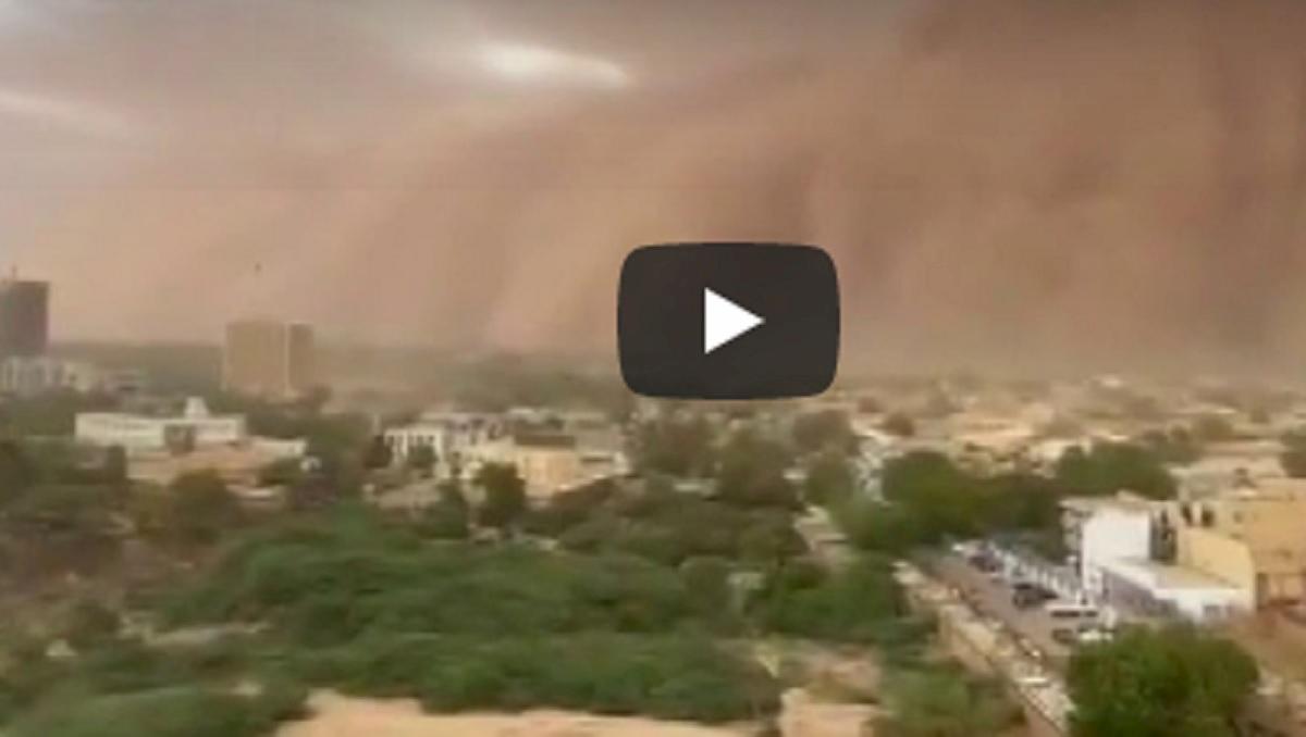 niger tempesta sabbia