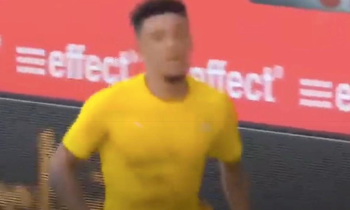 Jadon Sancho mostra maglietta "giustizia per George Floyd" VIDEO