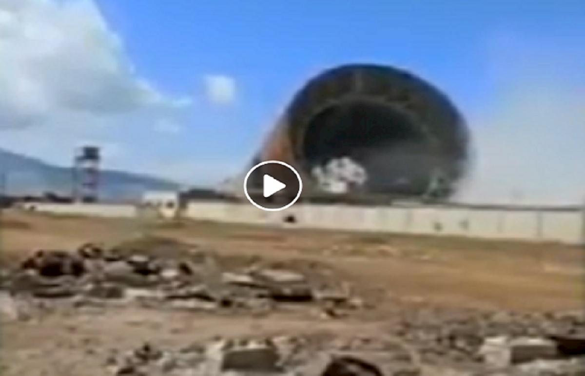 siria crollo torre elettrica