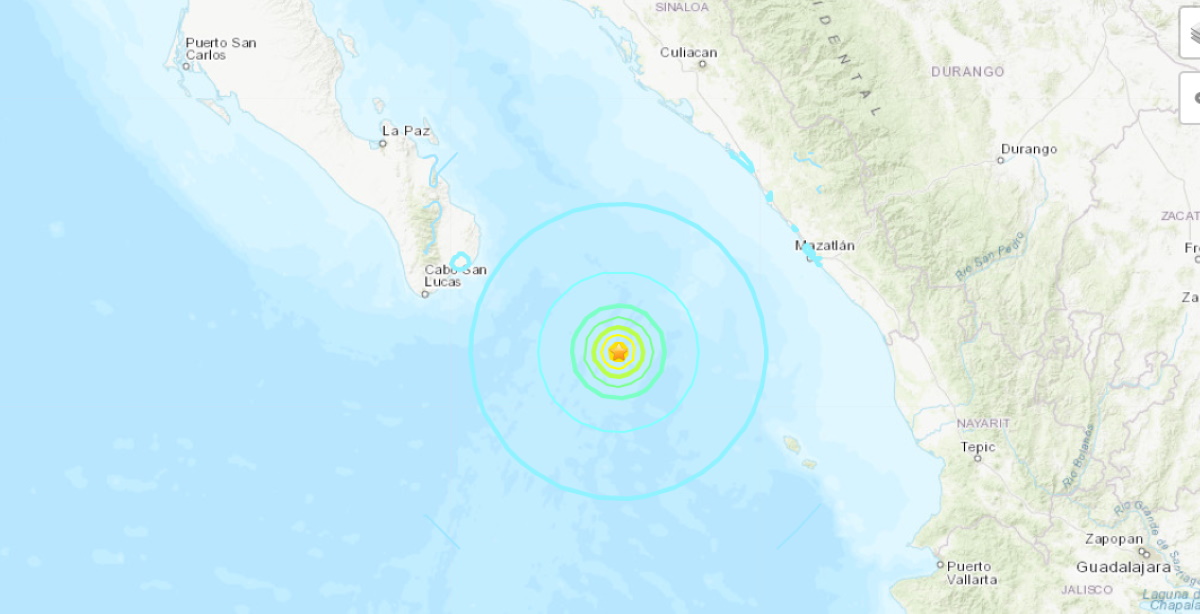 Terremoto San Josè del Cabo, scossa al largo del Messico