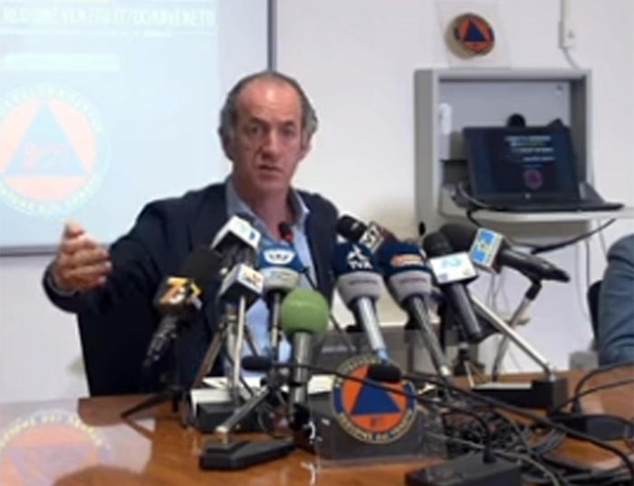 Zaia e Trump virologi...da laboratorio. Coronavirus perde forza, è artificiale. Sparirà senza vaccino