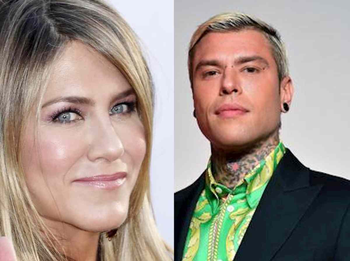 Fedez: "Con Jennifer Aniston siamo amici di quarantena, ci scriviamo"