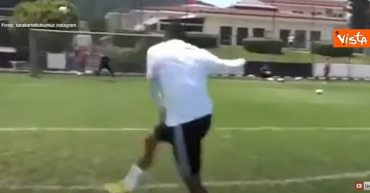 Boateng, stop di tacco e destro al volo all'incrocio VIDEO