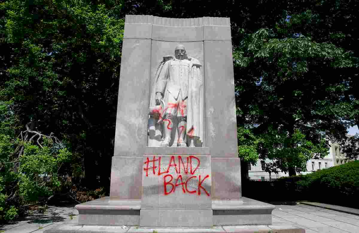 George Floyd, la città di Philadelphia proporr rimozione statua di Colombo