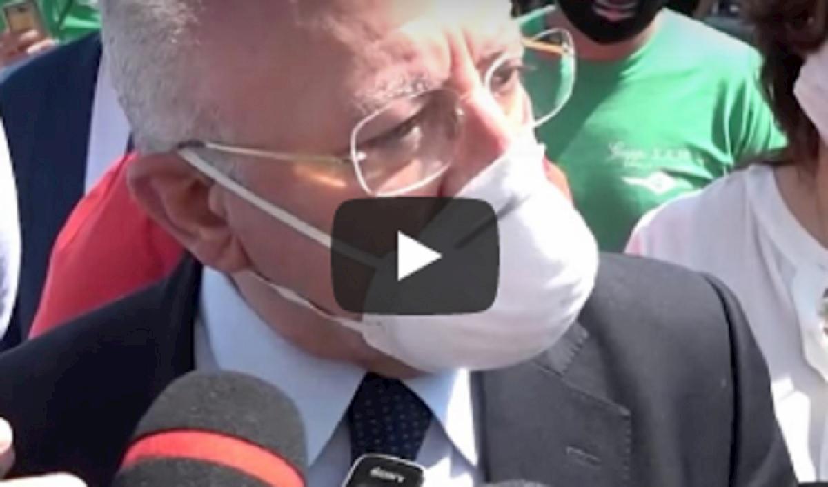 De Luca spiega la battuta su Salvini