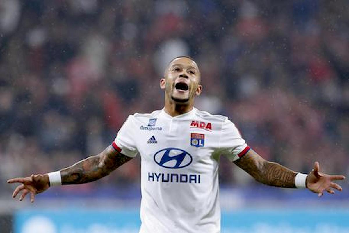 Juventus-Lione con Depay, il calciatore è tornato ad allenarsi