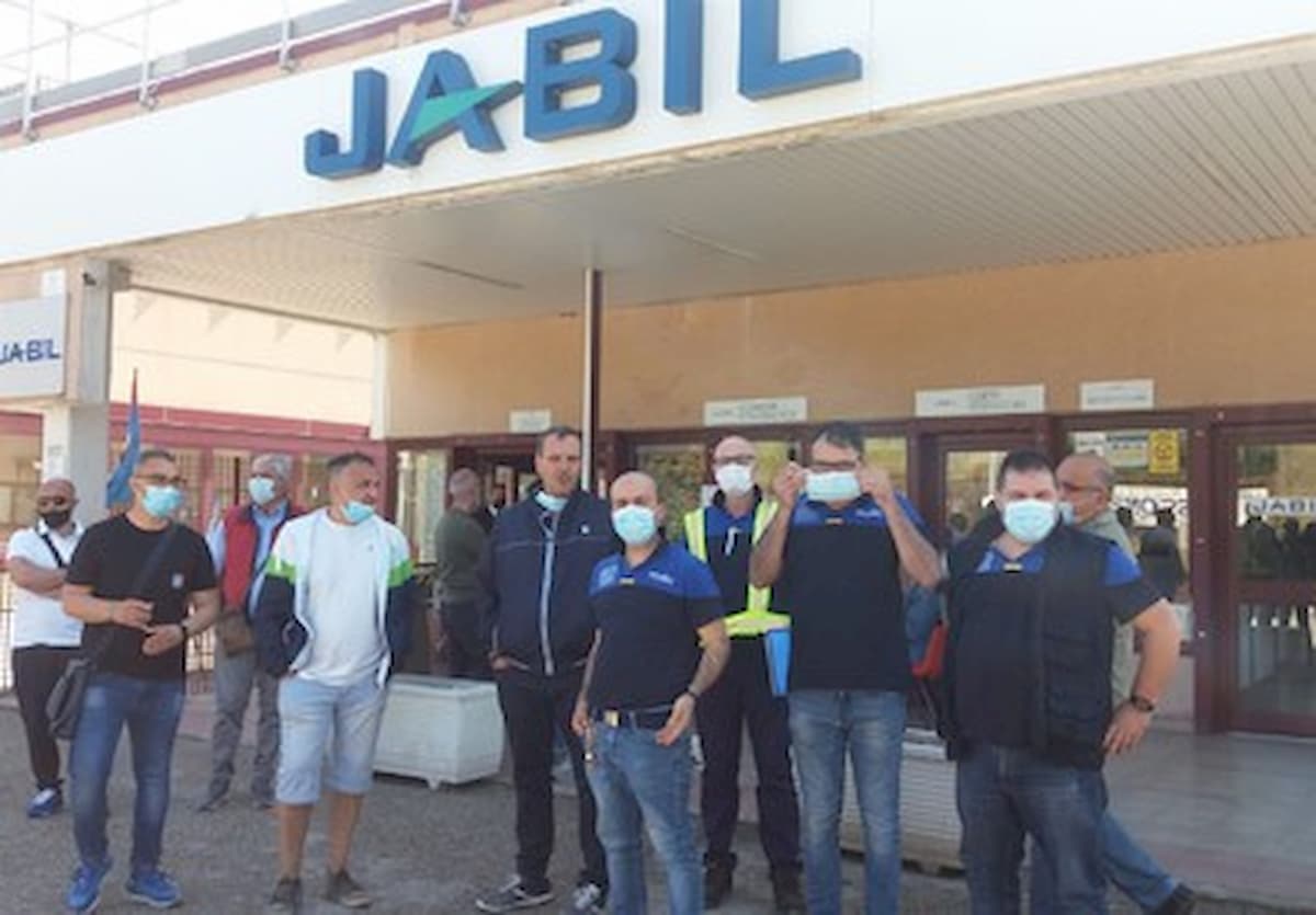 Jabil di Marcianise (Caserta), ritirati i licenziamenti