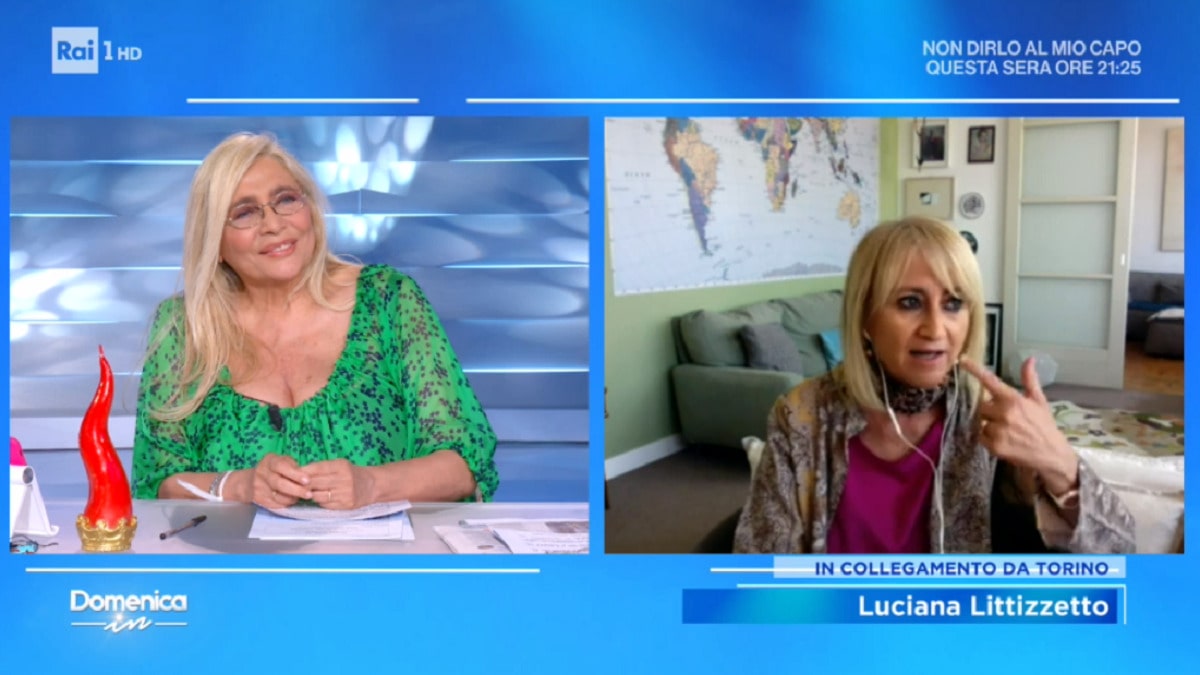 Luciana Littizzetto a Domenica In: Quella volta che bacia Pippo Baudo