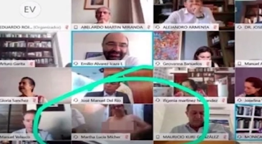 Messico, senatrice in topless durante una video conferenza VIDEO