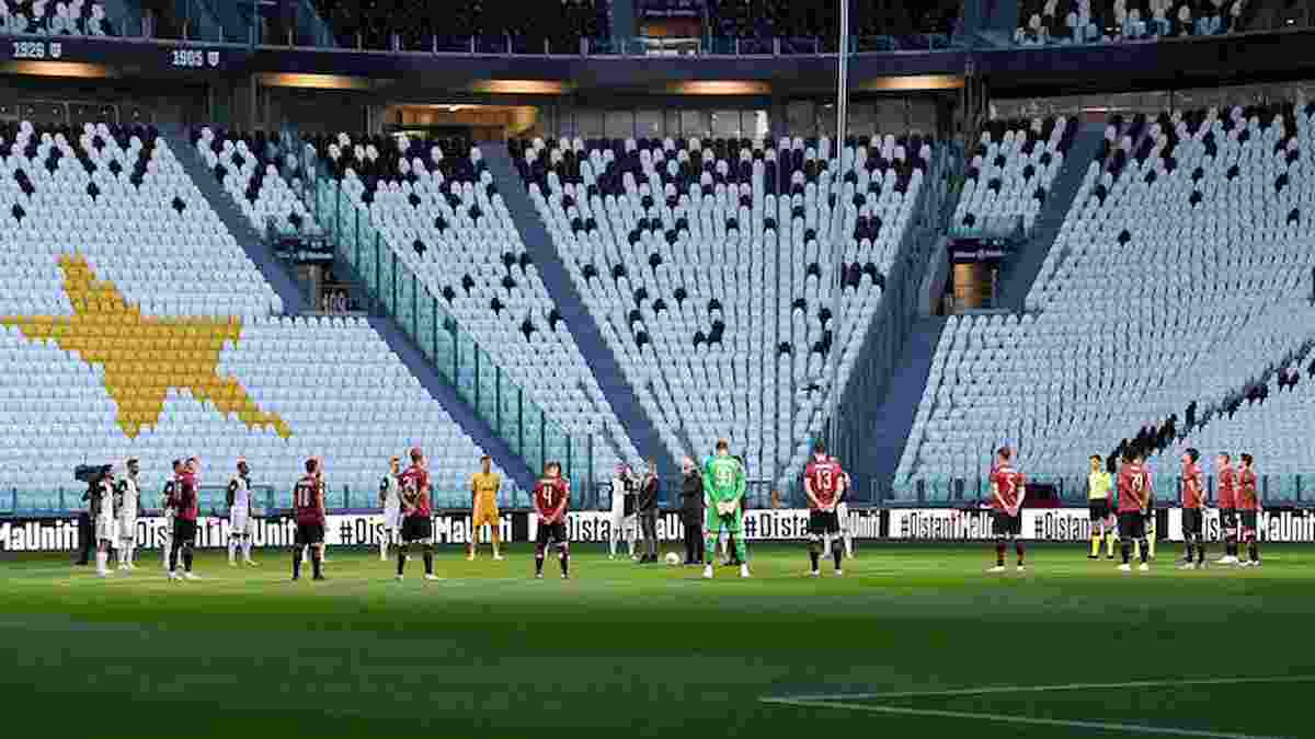 Dal minuto di silenzio alla maglia del Milan, tutte le curiosità della prima partita durante il coronavirus