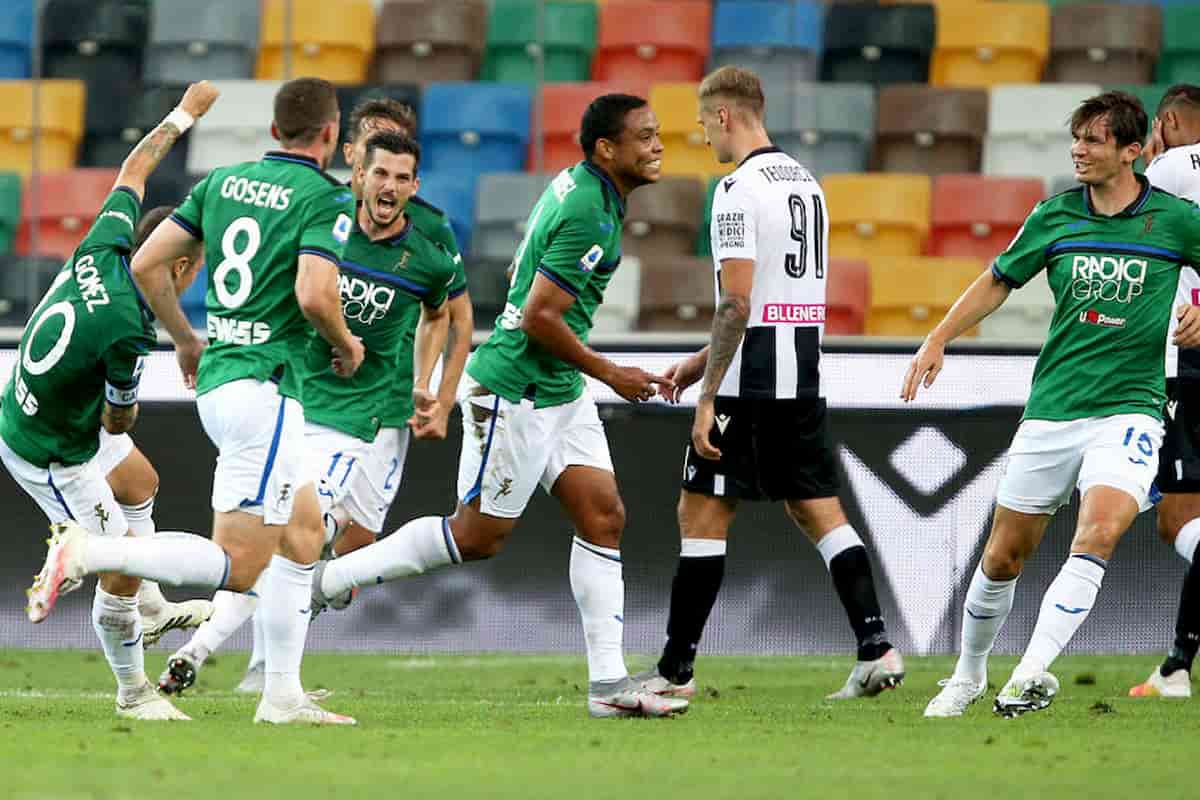 Luis Muriel, spettacolare doppietta contro l'Udinese