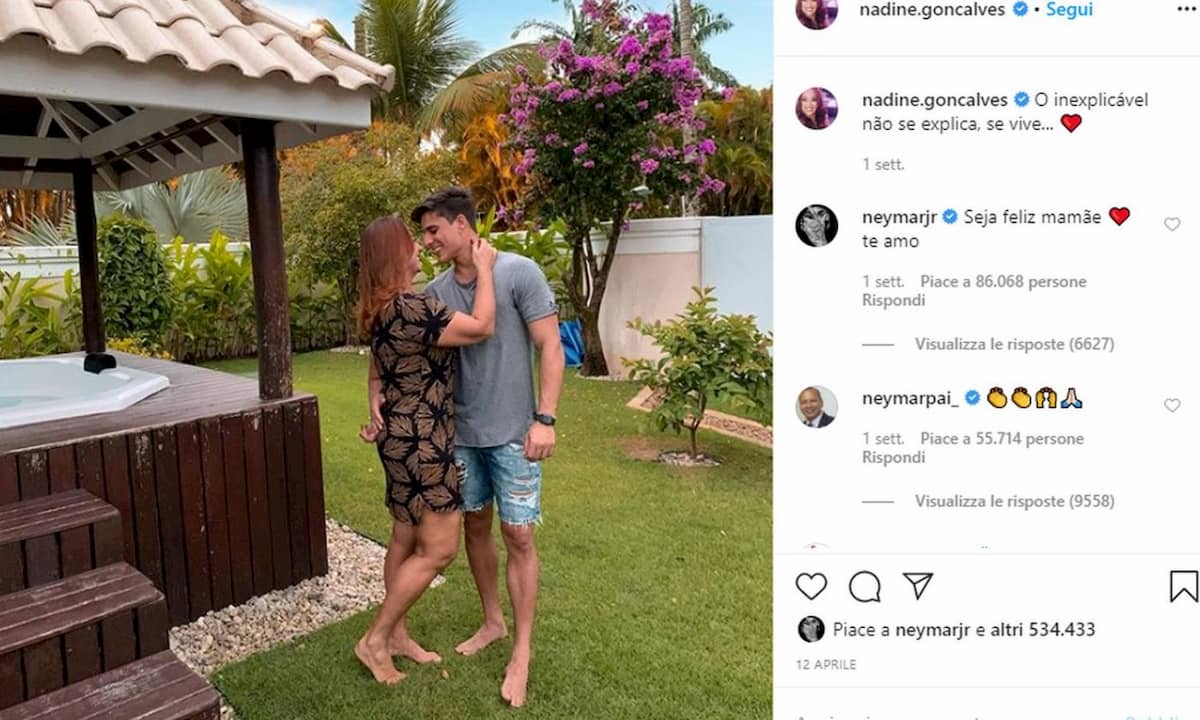 Neymar. Altra lite tra la madre Nadine e il fidanzato Tiago (toy boy che esce con altri uomini)