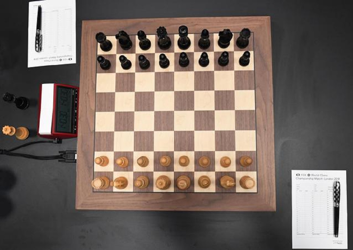 Scacchi, una foto Ansa