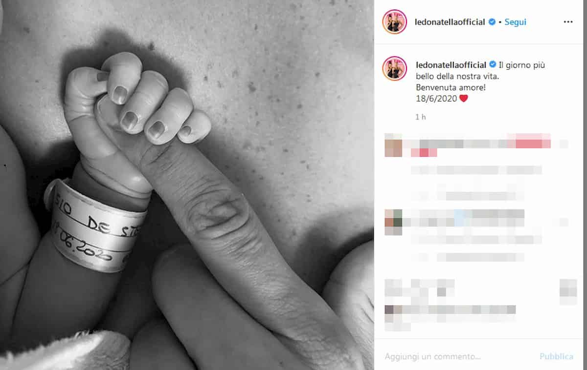 Silvia Provvedi è diventata mamma