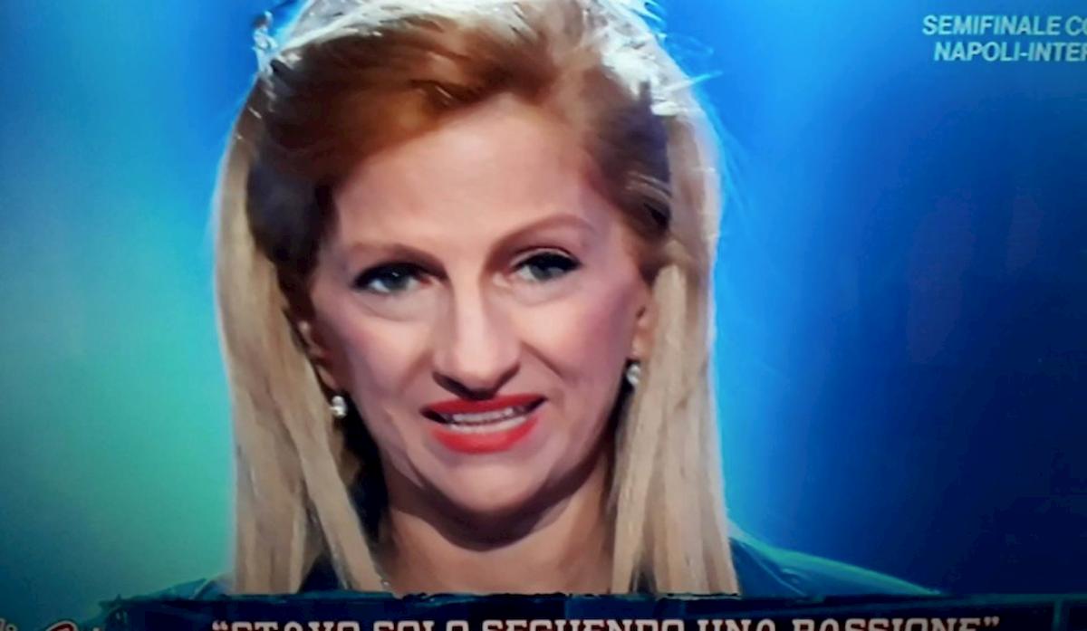 silvia coppola piange in diretta