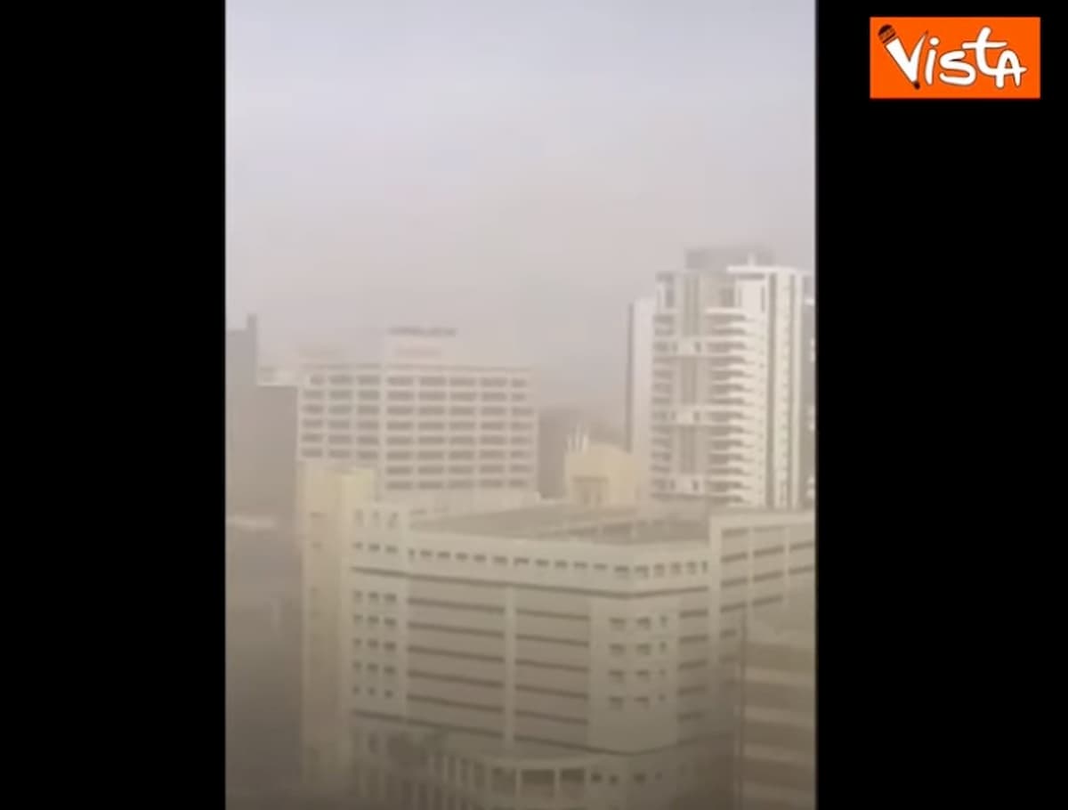 Tempesta di sabbia investe i Caraibi VIDEO