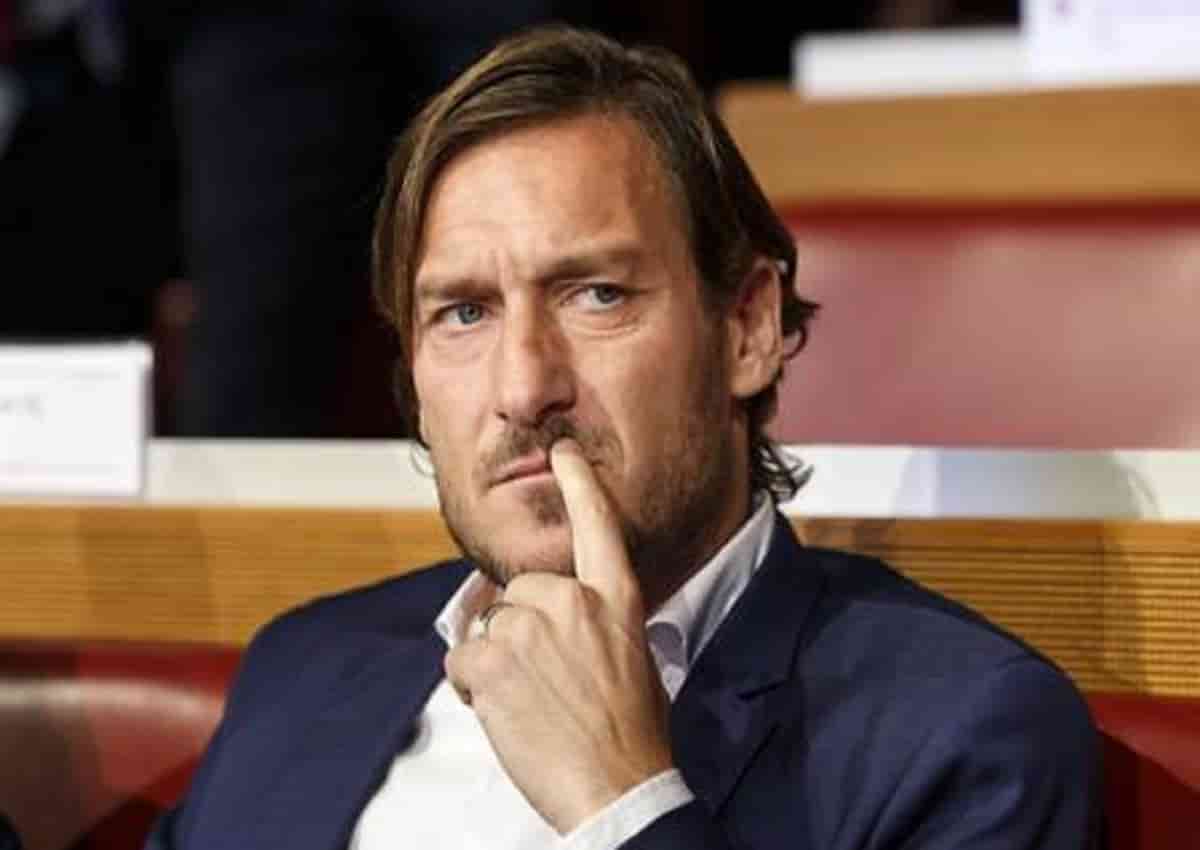 Totti, una foto Ansa