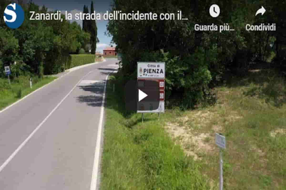 Alex Zanardi, la curva dell'incidente