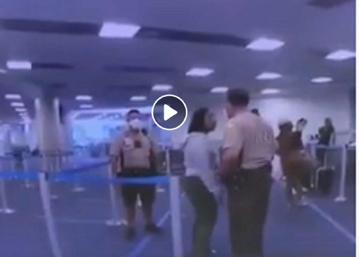 miami, pugno in faccia alla donna