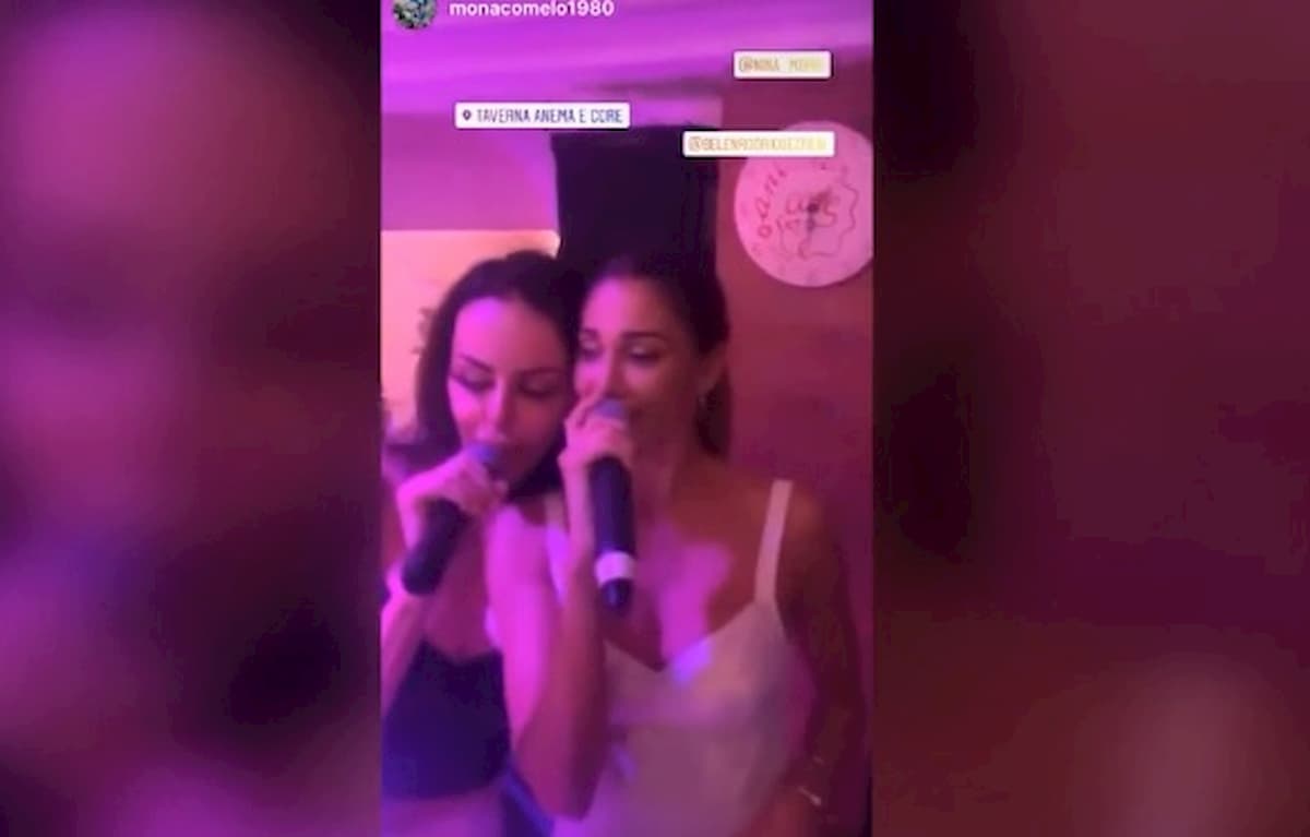 Belen e Nina Moric, scoppia la pace