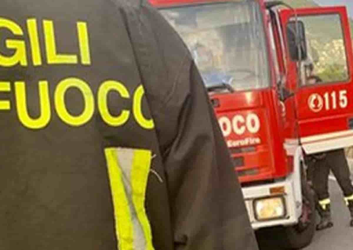 Cesare Sangiorgi, una foto d'archivio Ansa dei Vigili del Fuoco