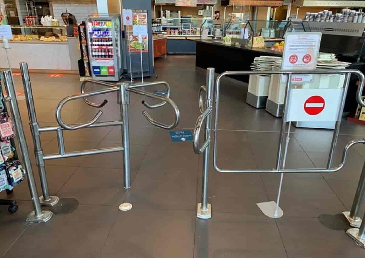 Coronavirus e aree di servizio, foto d'archivio Ansa