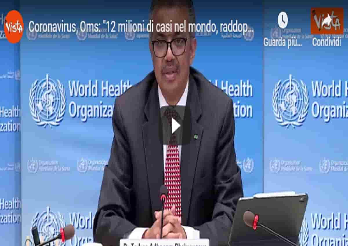 Coronavirus, il segretario dell'Oms