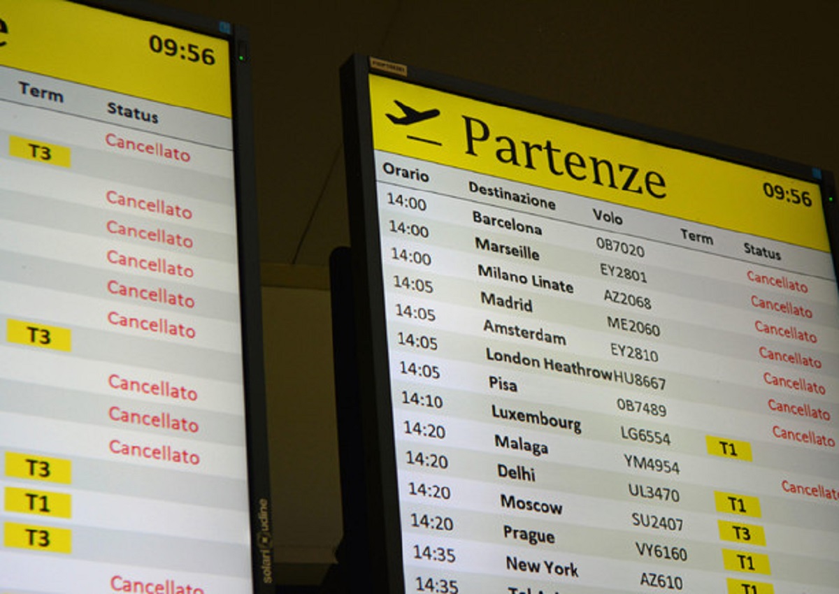 Coronavirus e viaggi, foto d'archivio Ansa