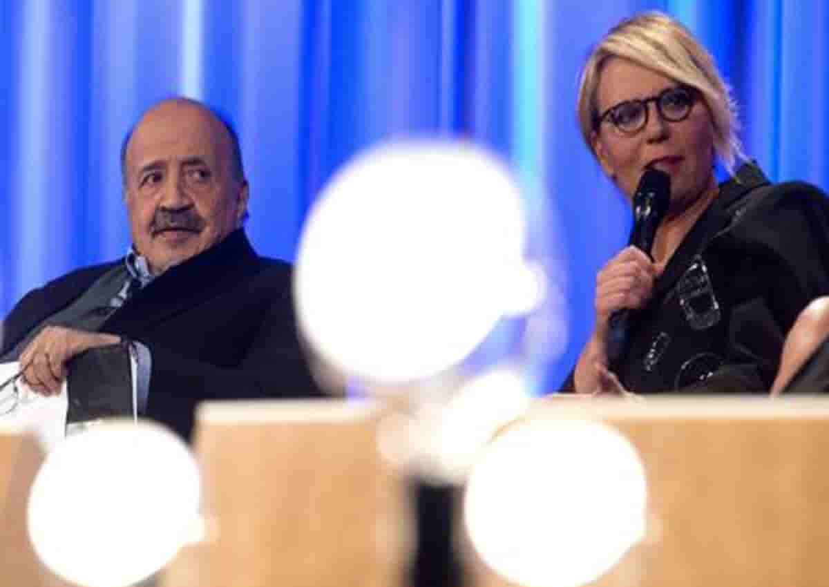Giorgio Assumma, nella foto Ansa Maria De Filippi e Maurizio Costanzo
