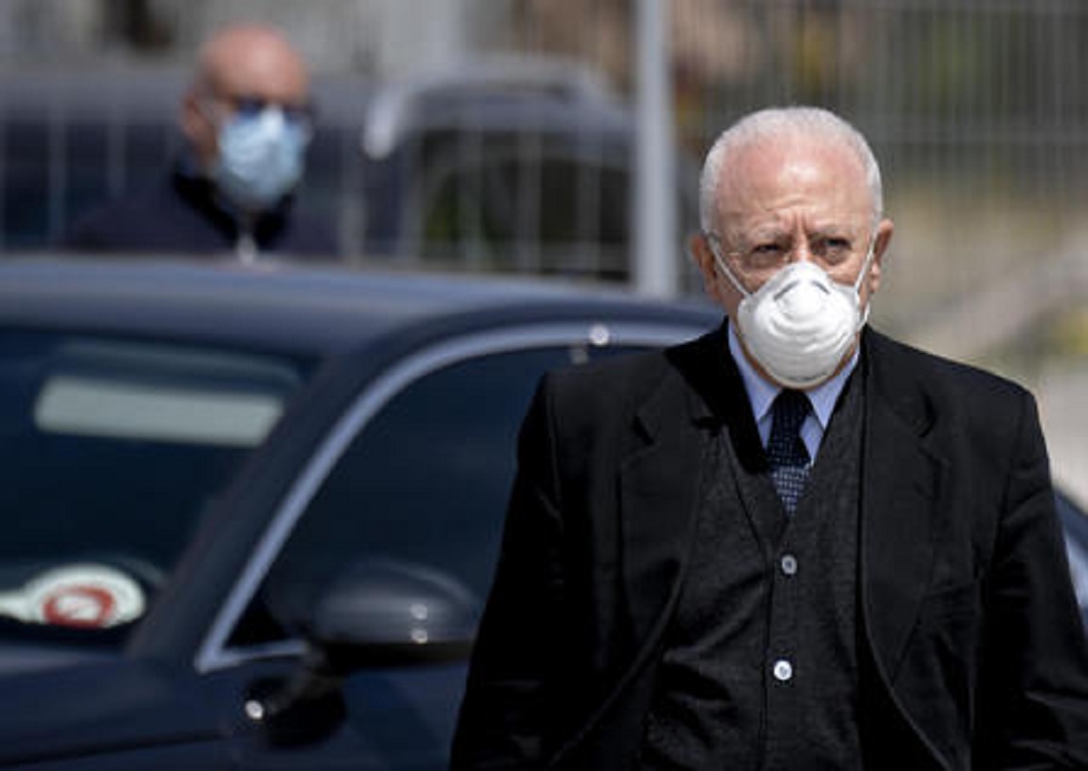 De Luca in una foto Ansa