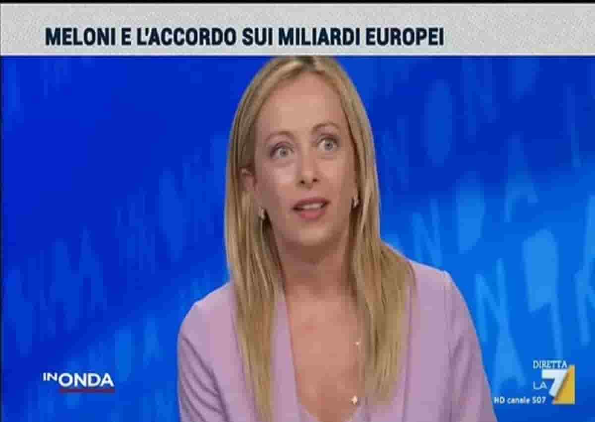 Giorgia Meloni, In Onda