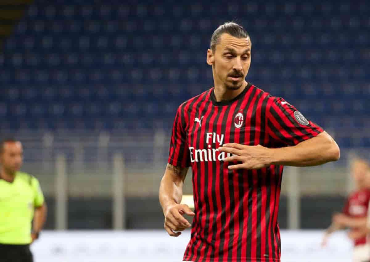 Ibrahimovic e il Milan, foto Ansa
