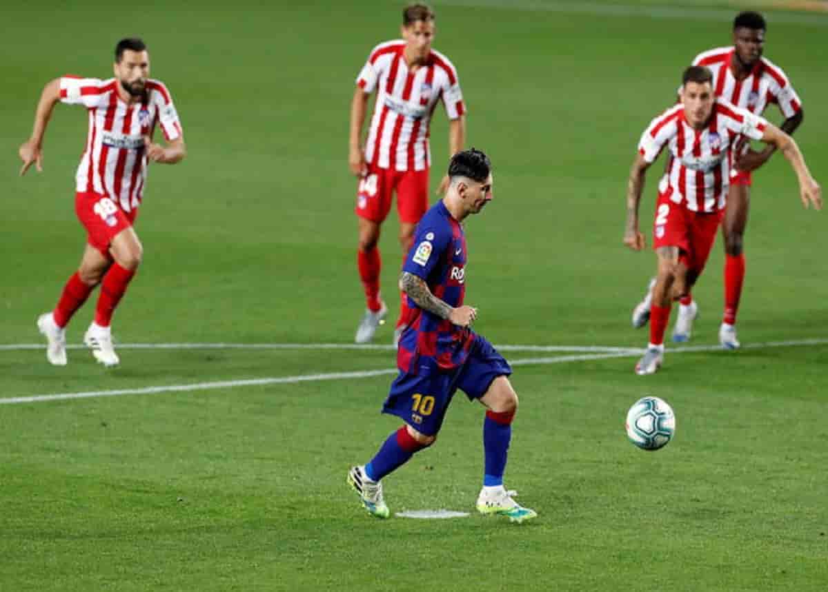 Leo Messi in una foto Ansa