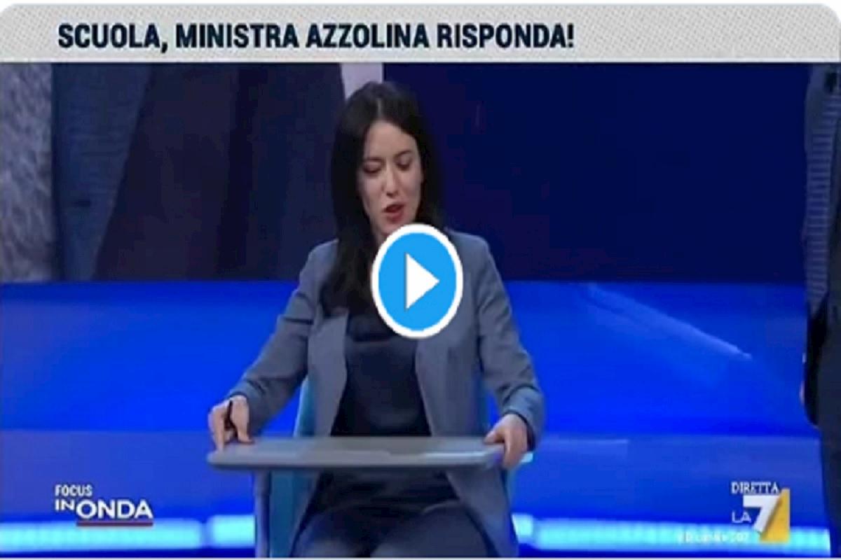 ministra azzolina su la7