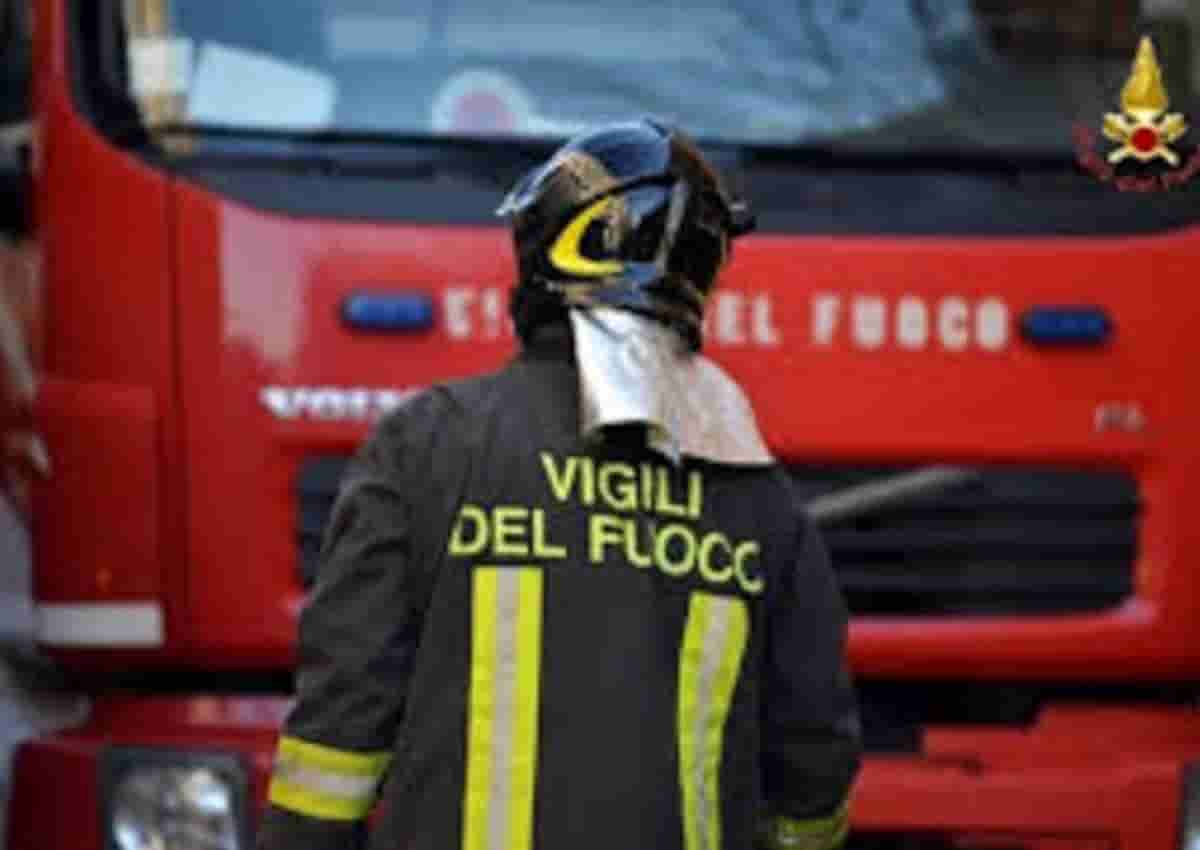 Incendio Monte Ciocci a Roma, foto d'archivio Ansa