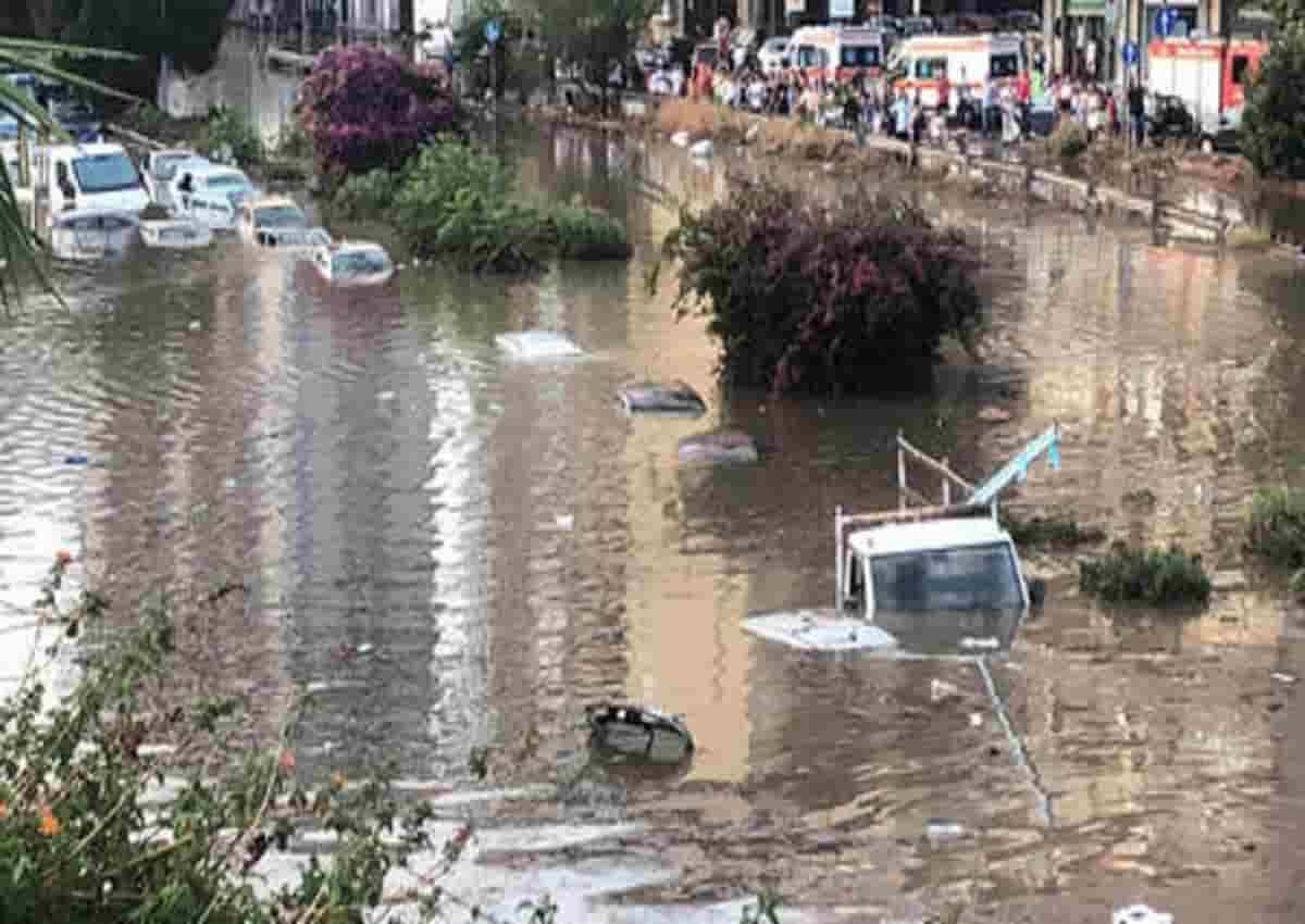 Palermo, bomba d'acqua: foto d'archivio Ansa